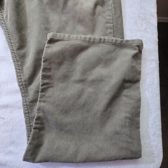 Dockers Men’s Straight Fit Corduroy Pants Dark Khaki 44x32 Classic 5-Pocket - Picture 4 of 7